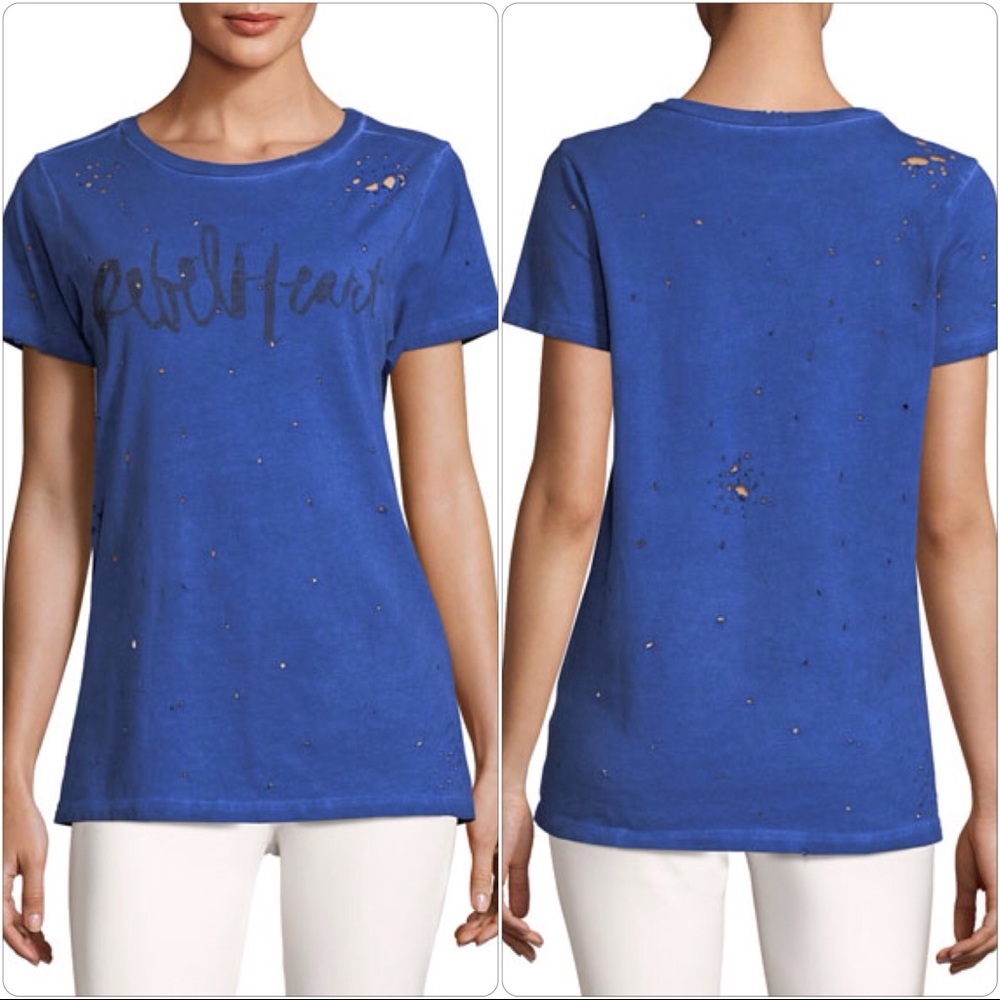 Prince Peter Collection Rebel Heart Distressed‎ Tee